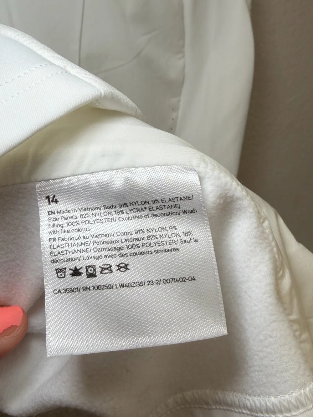 Lululemon Push Your Pace Vest White Quilted Sleeveless Zip Vest Size 14 Active